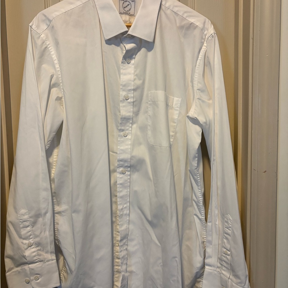Bespoke White Dress Shirt for Men